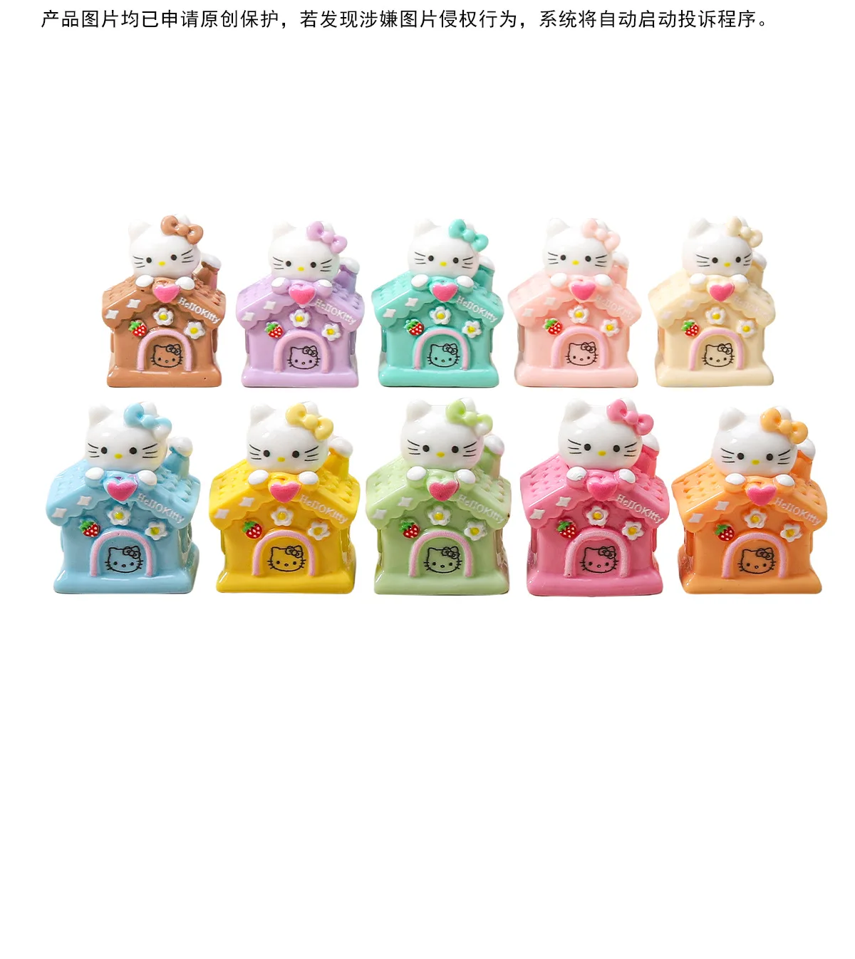 5/10 stuks voor KT kattenbureaubladornamenten, bureaubladdecoraties, schattige doe-het-zelf harsaccessoires, autodecoraties, geschenken
