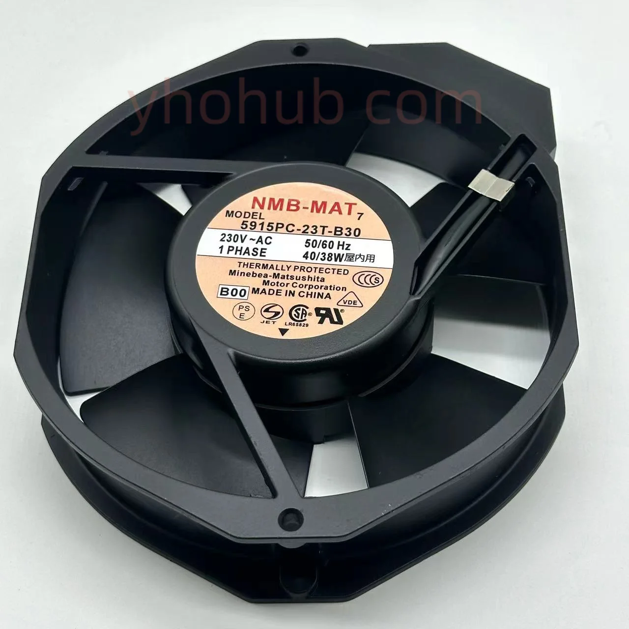 

NMB-MAT 5915PC-23T-B30 B00 AC 230V 35W 172x150x38mm Server Cooling Fan