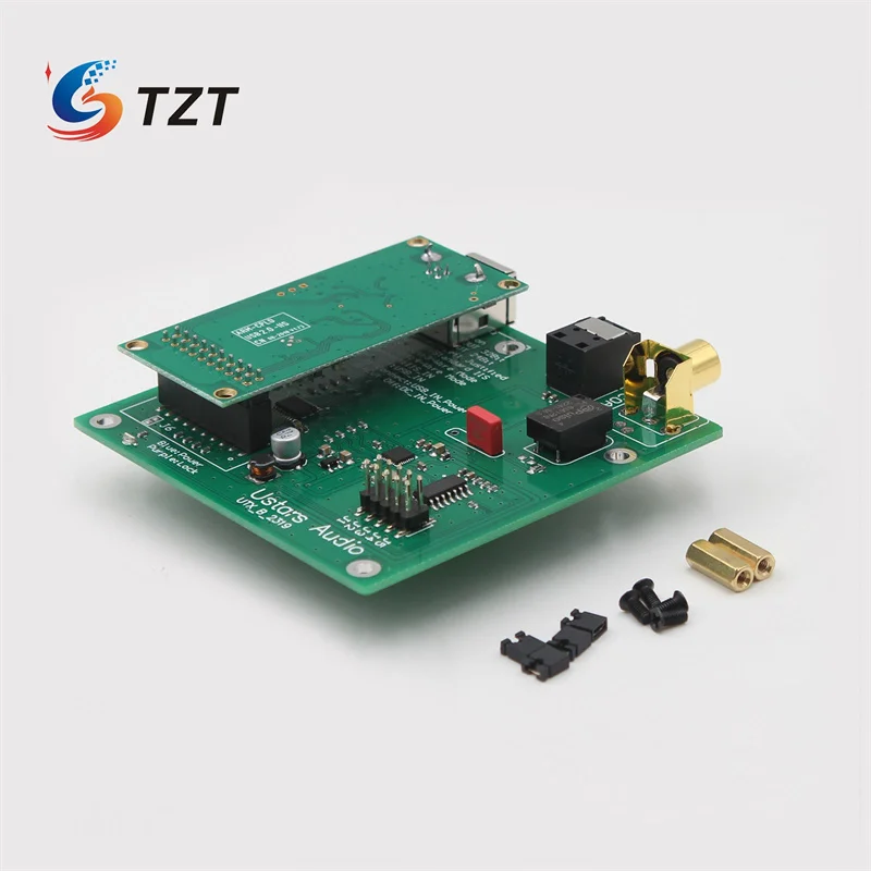 

TZT IIS to Coaxial Adapter Board + USB Board High Quality Digital Interface USB 384KHz 32Bit for Amanero USB Module