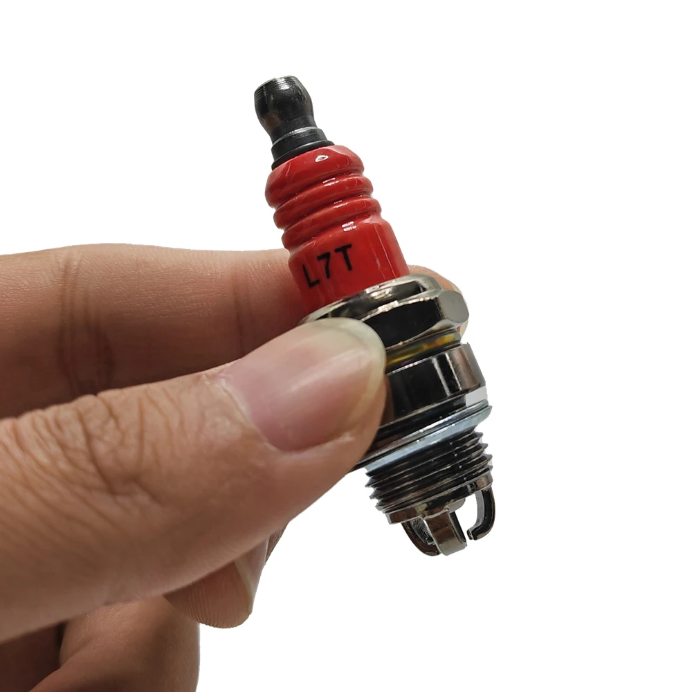 High-Performance Spark Plug L7T 3-sided Pole for Gasoline Chainsaw and Brush Cutter Garden Power Tool Accessories