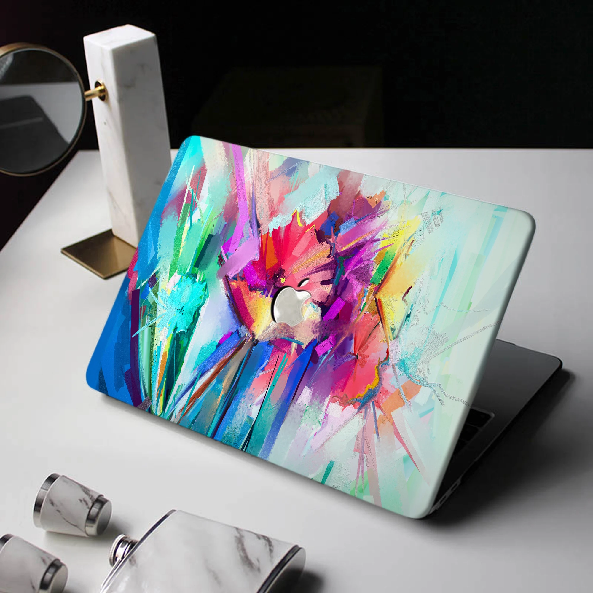 

Чехол для ноутбука Oilpaiting для Macbook Air 13 M2 2022 A2681 A2337 A2179 A2338 M1 Chip Pro A2289 Macbook A1466, последняя версия