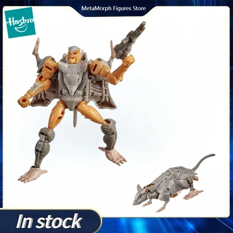 Original Hasbro Transformers Toy War for Cybertron Kingdom WFC-K2 Rattrap Core-class Anime Figure Action Model Gift