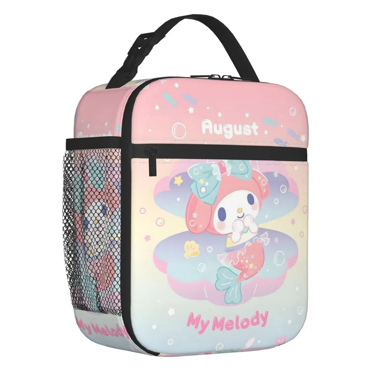 

Custom Melody Cartoon Movie Insulated Lunch Tote Bag Fashion Film Portable Cooler Thermal Food Lunch Box Work School Travel