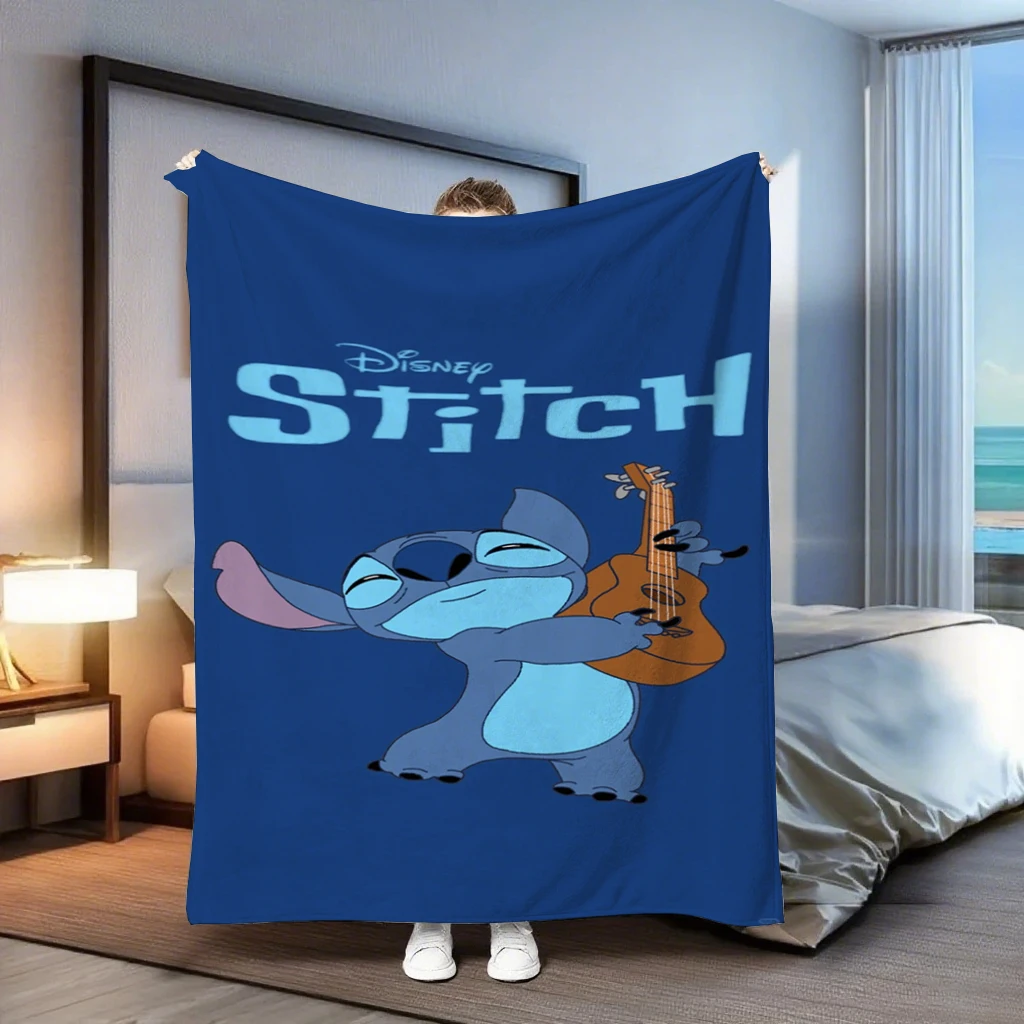 

Disney cool Stitch blanketMulti-purpose blanket suitable for office, living room, bedroom, camping and traveling.
