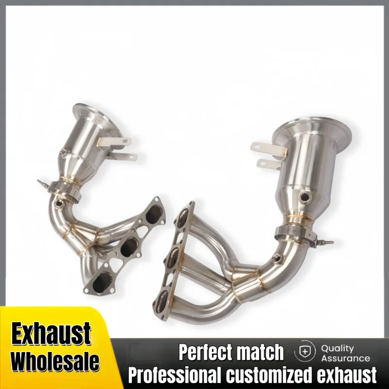 

High-flow Exhaust Downpipe Head for Porsche 911 992 992.1 992.2 GT3 RS 4.0 2017-2019 Car Performance Exhaust Manifold Upgrade