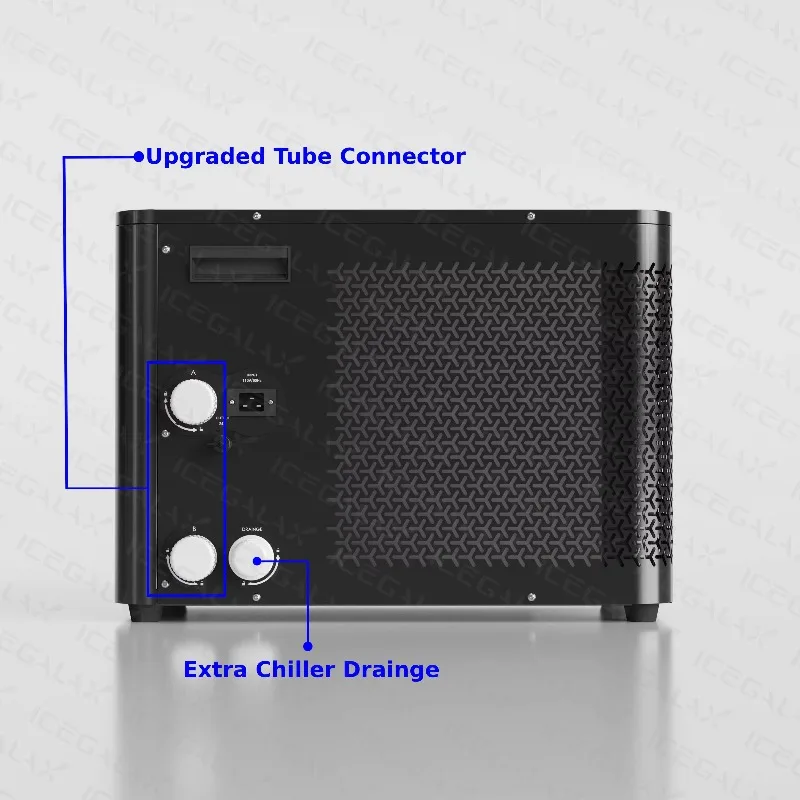 المبردات الباردة المكونات الإضافية لأنظمة تبريد حمام الثلج Icegalax مرشحات المضخة خدمة وقفة واحدة لمدربي الفريق الرياضي في الهواء الطلق