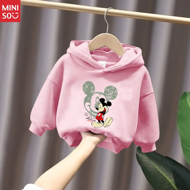 سترة بغطاء رأس من الصوف لجميع الأغراض للأطفال من مينيسو |   بلوفر شتوي مريح للأولاد والبنات والأطفال