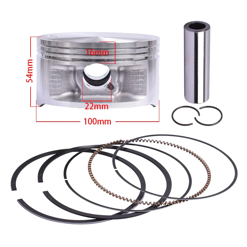 

STD 100mm +25/+50/+75 Pin 22mm Piston Rings Set For YAMAHA XTZ660 Tenere 1991 1992 1993 1994-1996 SZR660 1995-1997 3YF-116310-0X