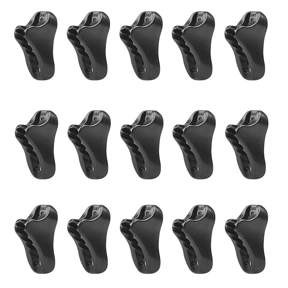 

50Pcs Tent Rope Adjuster Plastic Cord Buckle Outdoor Camping Tent Wind Rope Buckle Tight Grip Fastener for Sleeping Bag Backpack