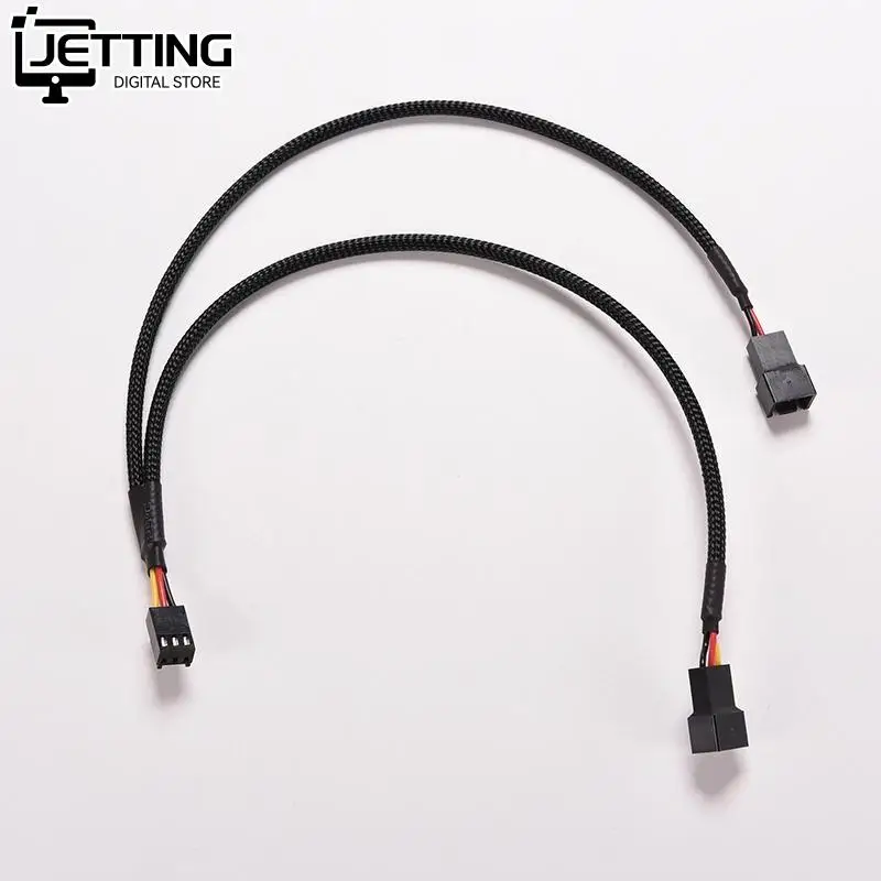 3Pin Weibliche Y-Splitter Dual 2Pin Männlichen Mainboard Power Kabel Adapter PC Computer Case Fan Verbinden Draht Splitter konvertieren 1PC