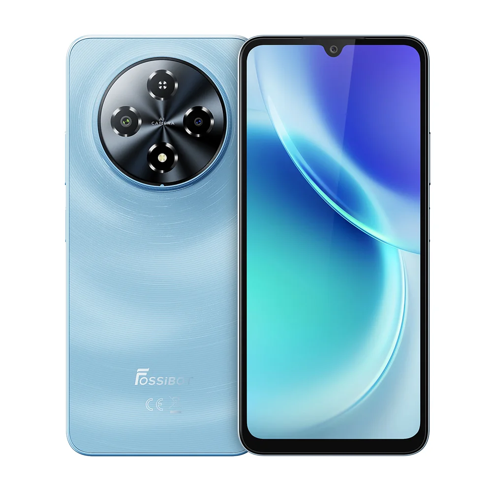 Fossibot S5 PRO 4G Smartphone Unisoc T615 4G 6.88-Inch 120Hz Display 6000mAh 8GB RAM+256GB ROM 13MP Camera Android 15