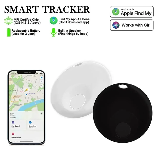 Dla Apple Find My Mini Bluetooth GPS Tracker Anti Lose Reminder Device Key Finder Pet Dog Kid Bag Wallet Car Locator Smart Tag