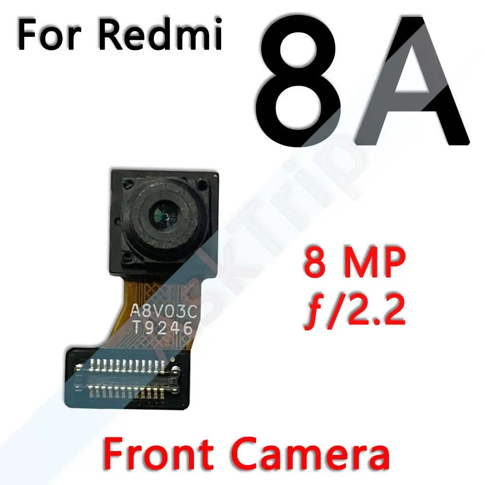 Aiinant Small Front Camera Flex For Xiaomi Redmi Note 8 8A Note8 Pro Plus Macro Depth Wide Main Big Back Rear Camera Flex Cable