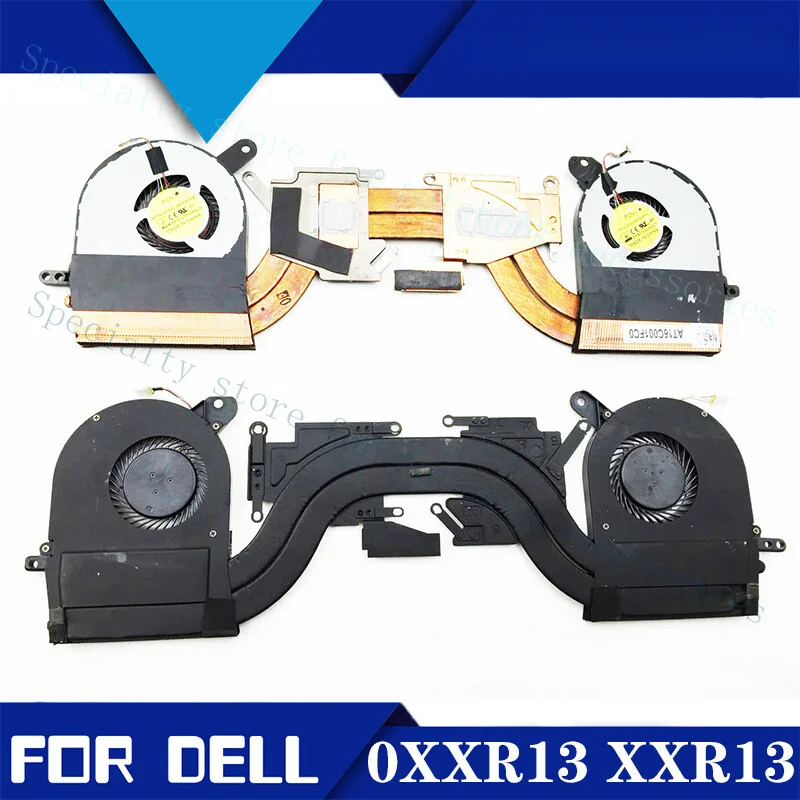 

Радиатор охлаждения с медной трубкой и вентилятором A+ для Dell Alienware 13 M13X 0XXR13 XXR13