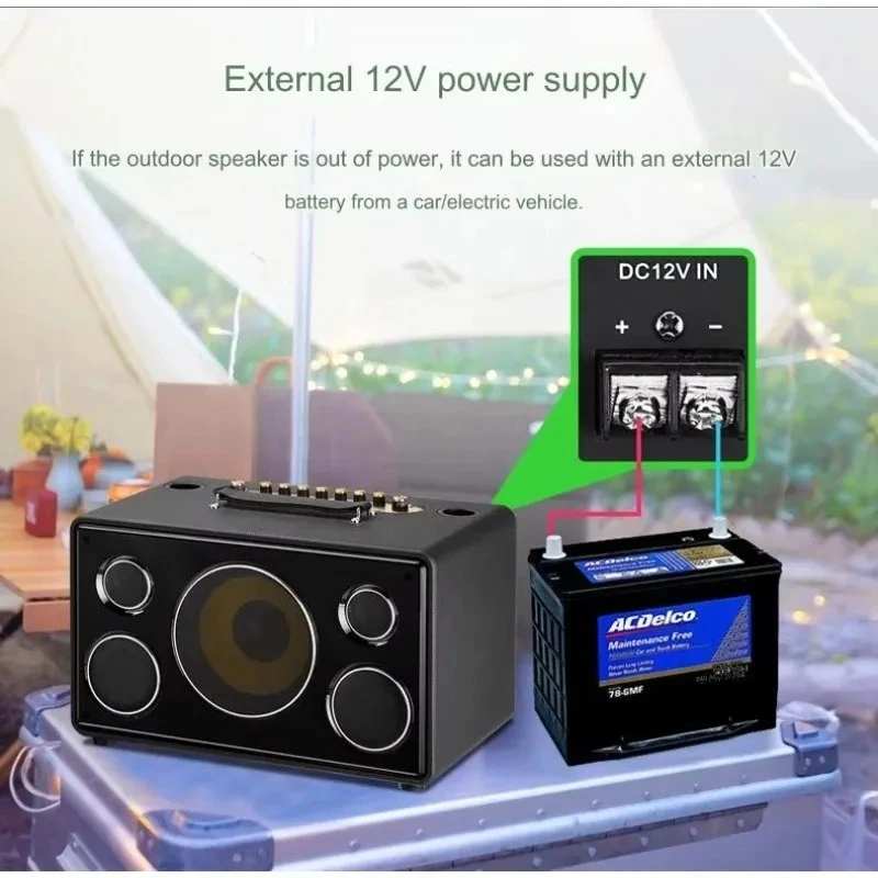 2025 Trending  De Som bluetooh Com Microfone Baffle bluetooth Avec Micro Sans Fil Karaoke Speaker with Mic and bluetooth
