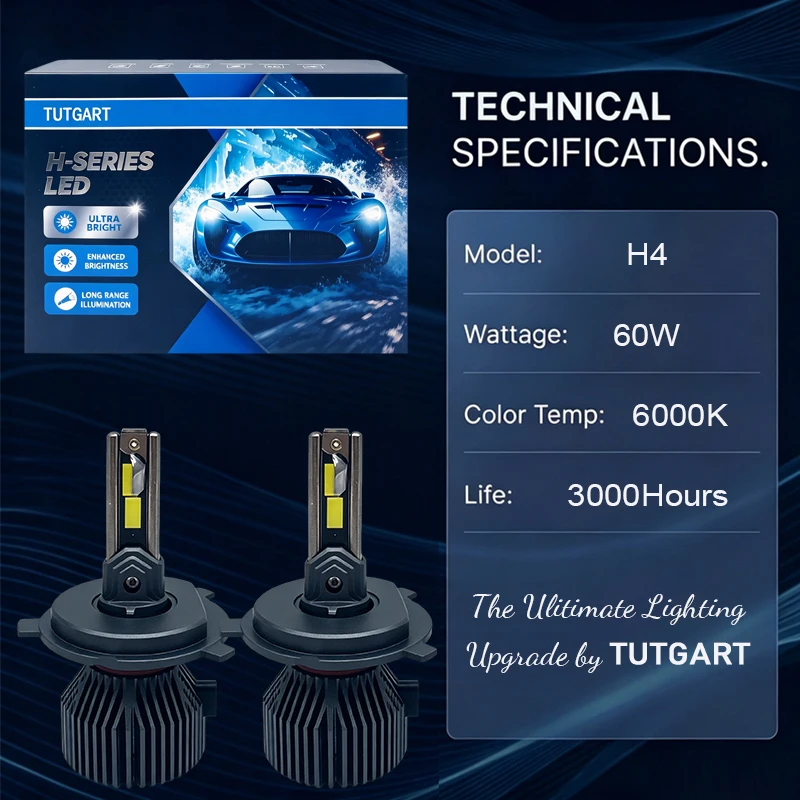 Farol de Carro TUTGART LED H4  - Home Cinema Imax avaliação e preço