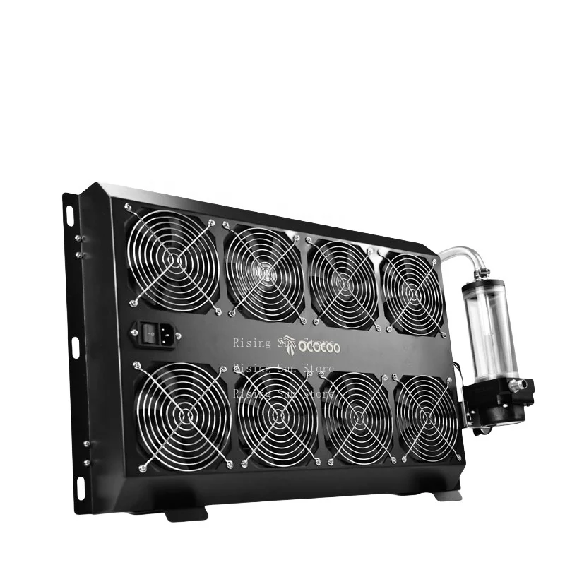 OC-BC5 integrated water-cooled radiator 8 fan silent graphics cooler server cabinet heat dissipation