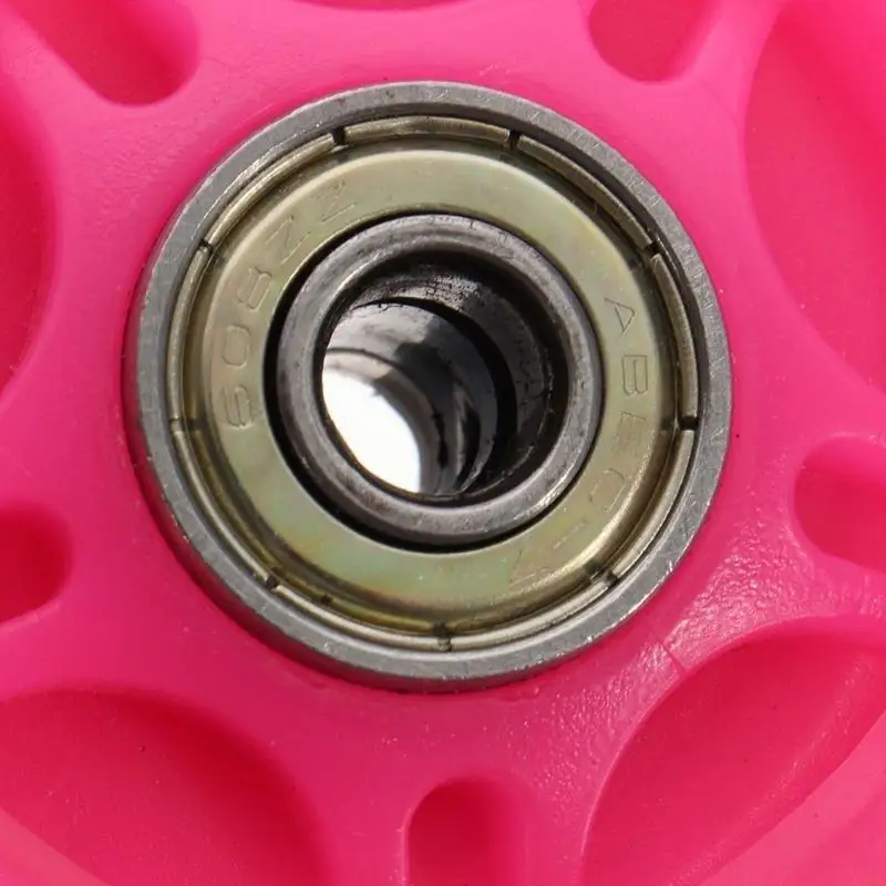 M5TC Inlines Sliding Flashing Rollers Skates Wheel Colorful Light LED Skating Wheel Enhances Safety and Enjoyment