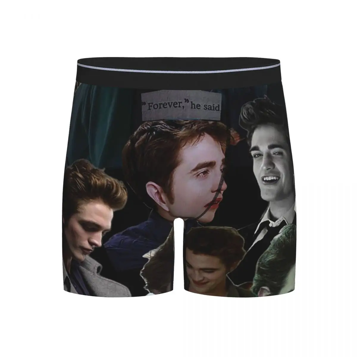 

Long Boxer Underpants Shorts Edward Cullen Twilight Panties Men's Comfortable Underwear for Homme Man Boyfriend Gift
