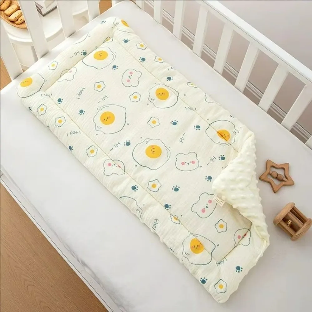 

Washable Cartoon Baby Stroller Cushion Rainbow Flower Trolley Mattress Soft Cotton Baby Seat Cushion Kids