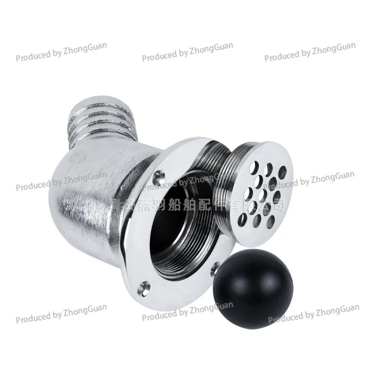 Marine Floor Drain, Yacht Drain Outlet, Water Outlet, Filter Tube, Float Floor Drain, Yacht Hardware Accessories