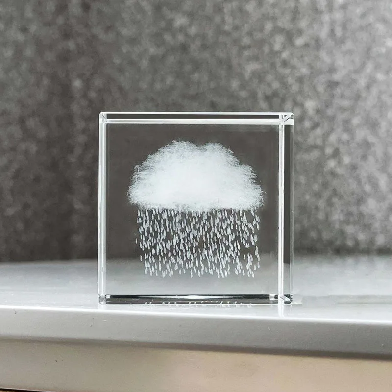 Chovendo cubos de nuvem, descompressão romântica e cura ornamentos de cristal, presentes para namoradas de colegas de classe e namoradas