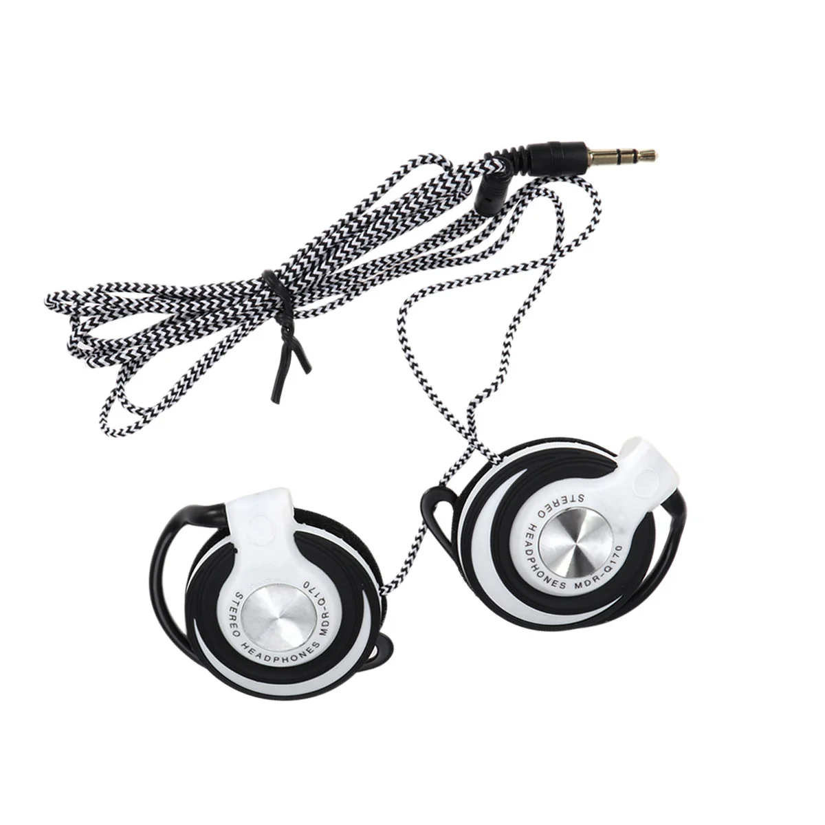 

MP3HeadphonesWiredEarbudsClipOnEarStereoHeadsetComfortableSoftEarPadDurableCableFoldingEarhookForPhoneComputerTVDVDVCD