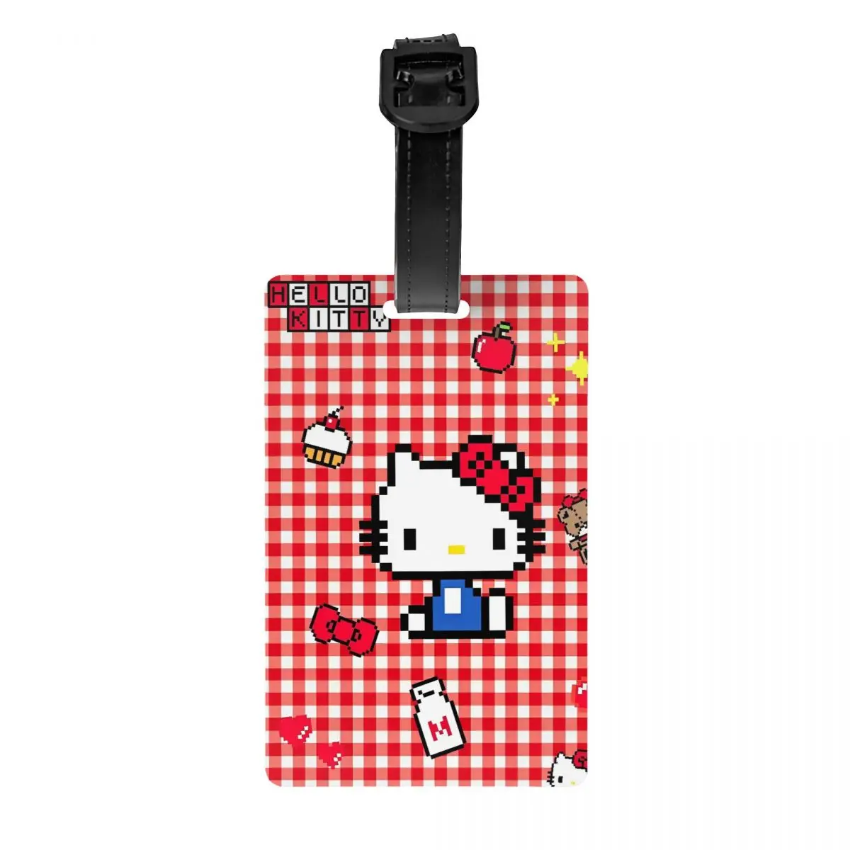 

Мультяшные милые багажные бирки «Hello Kitty», дорожные аксессуары, силиконовый держатель, держатель для багажных бирок, багажная бирка, имя, идентификатор, адрес