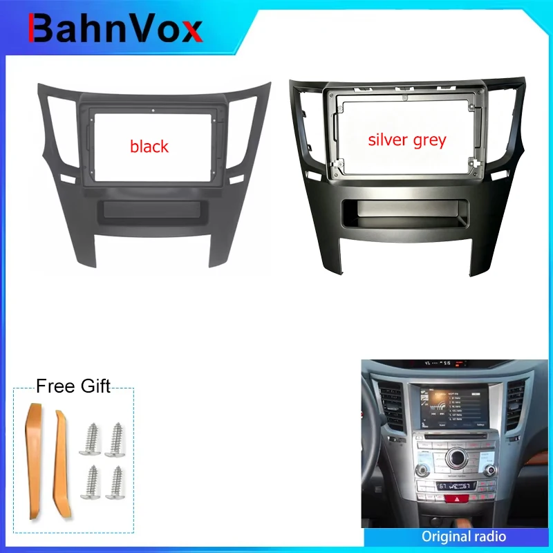 9 inch Android Car Radio Frame for Subaru Outback 4 BR Legacy 5 LHDRH 2009-2014 2din Stereo GPS Fascia Bezel Panel Adapter Wire