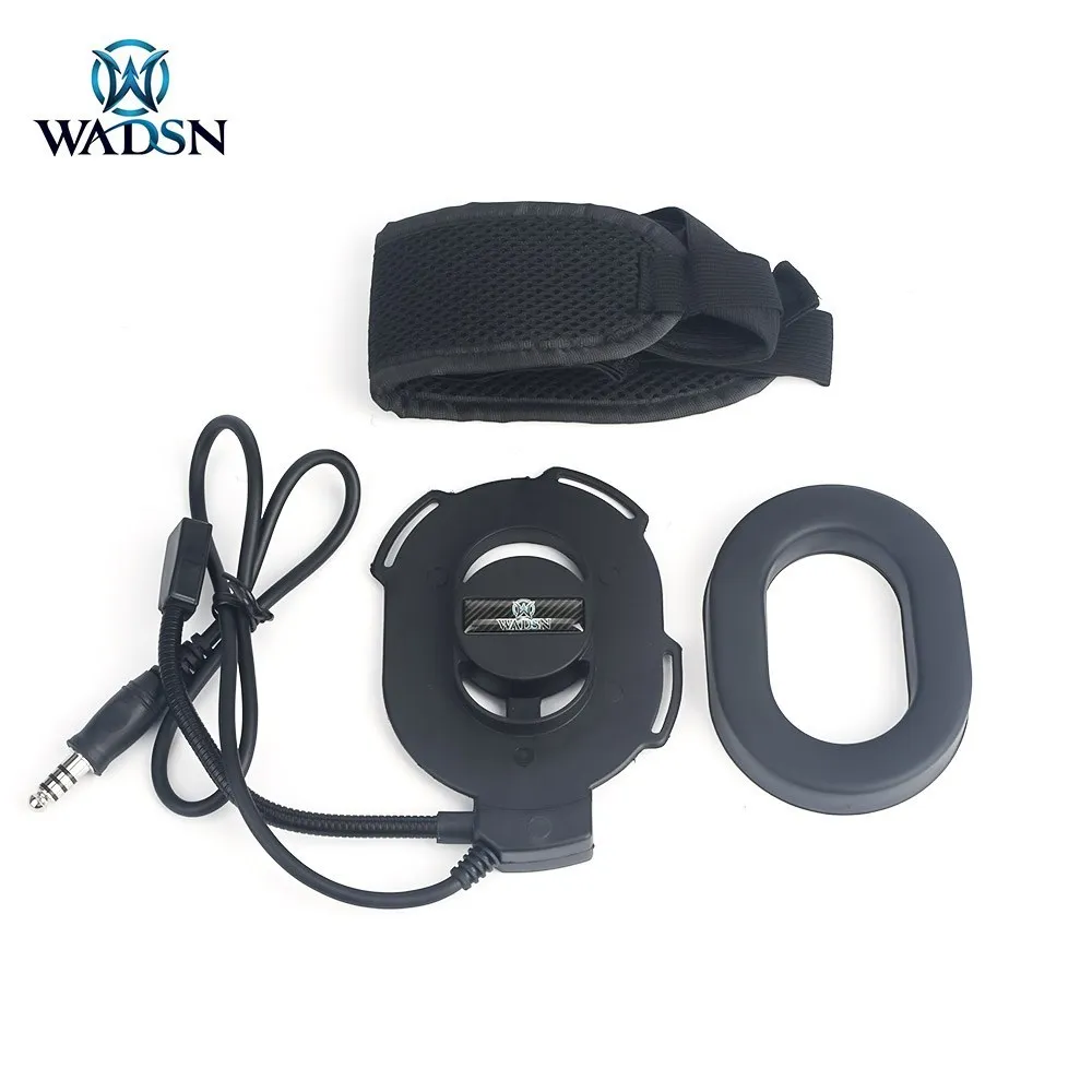 Wadsn Tactical Communication Bowman Elite II Headset Game Shooting Earphone U94 PTT for Kenwood Baofeng UV-5R Radio