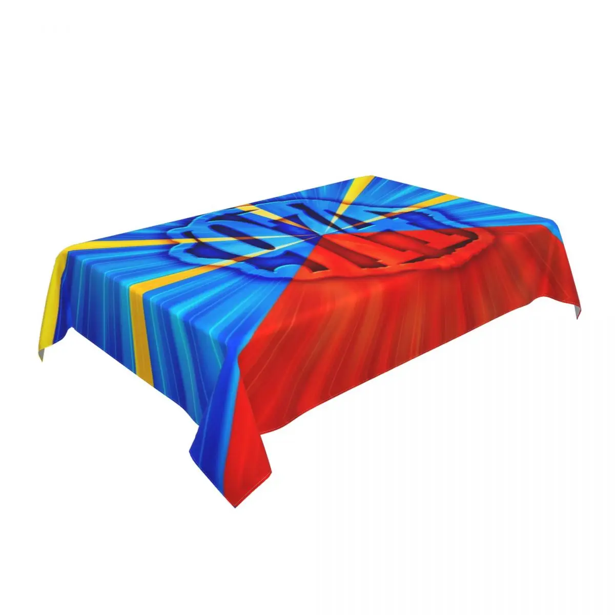 Rectangular Oilproof 974 Maveli Reunion Island Flag Table Cover Reunionese Proud Table Cloth Backing Edge Tablecloth for Picnic