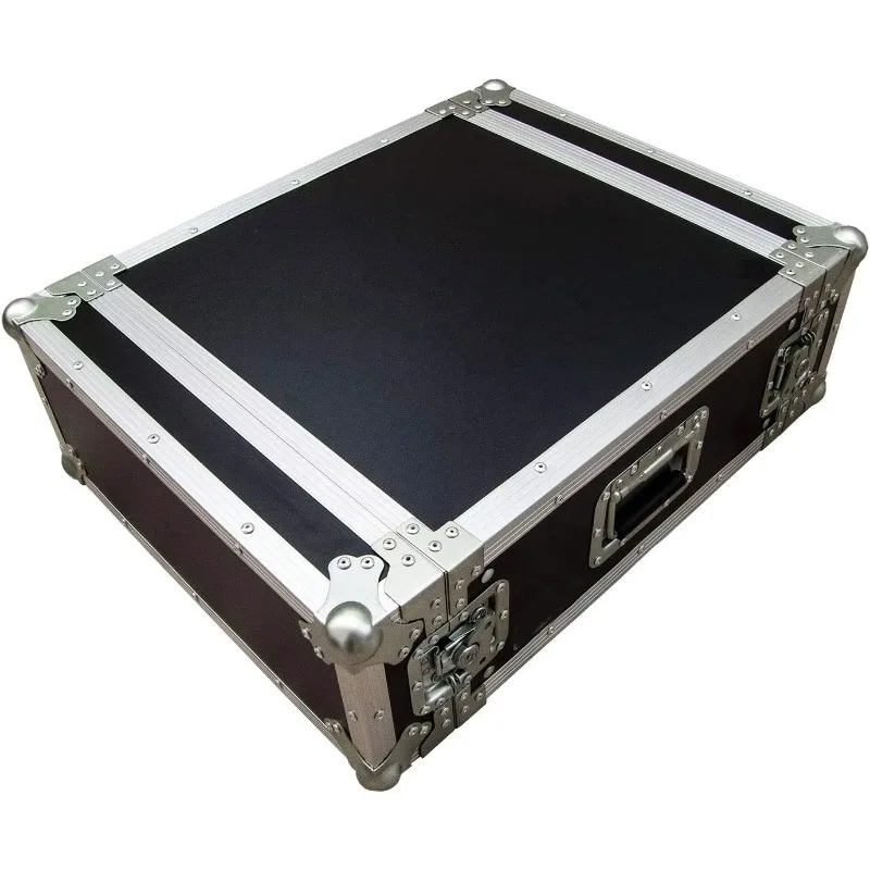 4U Power Amplifier Flight case 9mm Amp Rack Double Door case