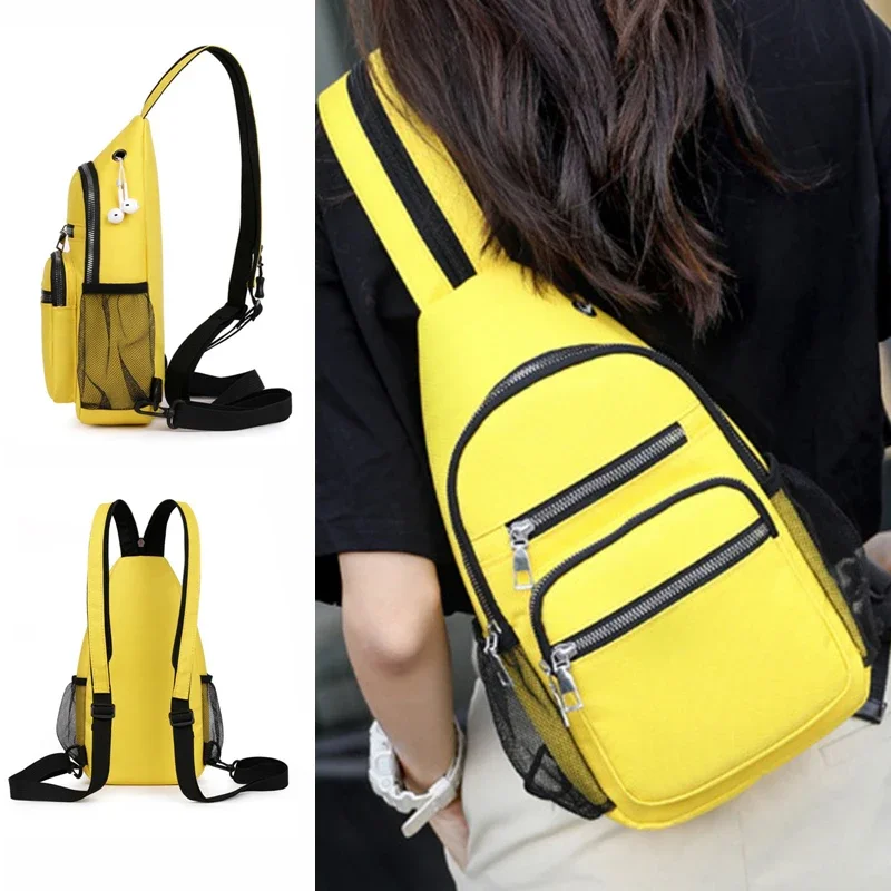 

Women Small Backpack Chest Bag Sling Messenger Bags Female Sports Bag Mini Travel Bagpack Crossbody Bag Girl Back Pack