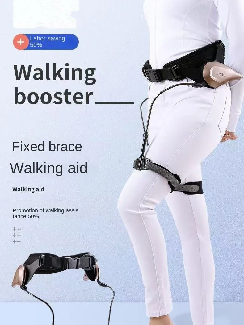 Exoskeleton Walking Assist Device Elderly Post-Stroke Patients Portable Foldable Lightweight Breathable 50% Energy Saving Joint