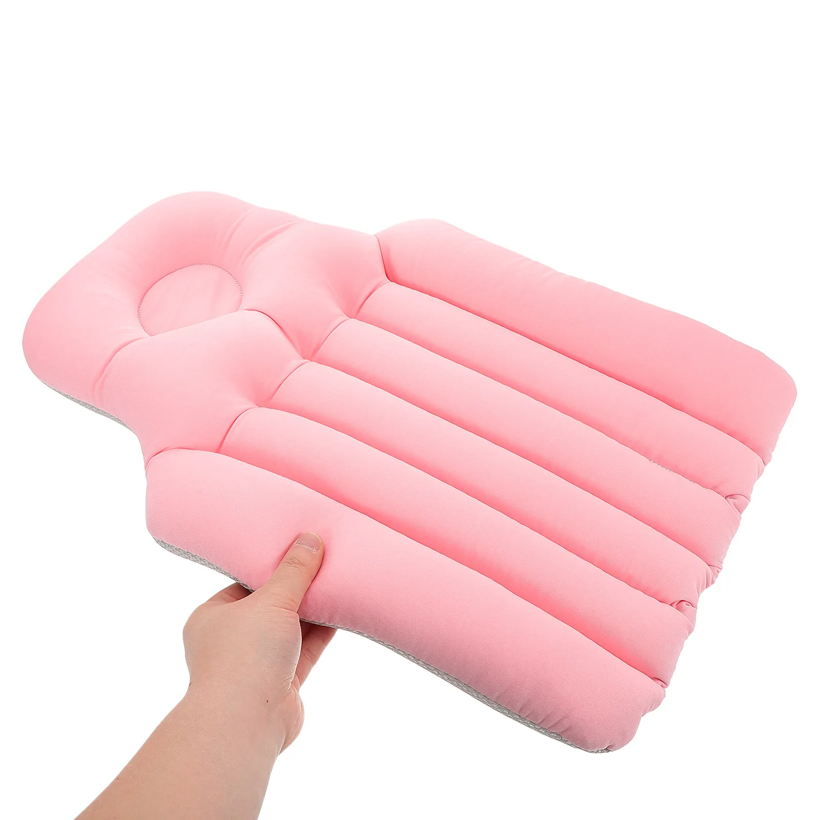 

Folding Bathtub Cushion Foldable Bath Tub Seat Pad for Adults Home Travel Camping Comfortable Backrest Durable Polyester Padded