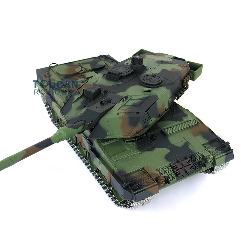 1/16 HENG LONG 7.0 Leopard2A6 RC Tank 3889 360 Turret Barrel Recoil Metal Idler RC Panzer Toys for Boys TH17590-SMT4