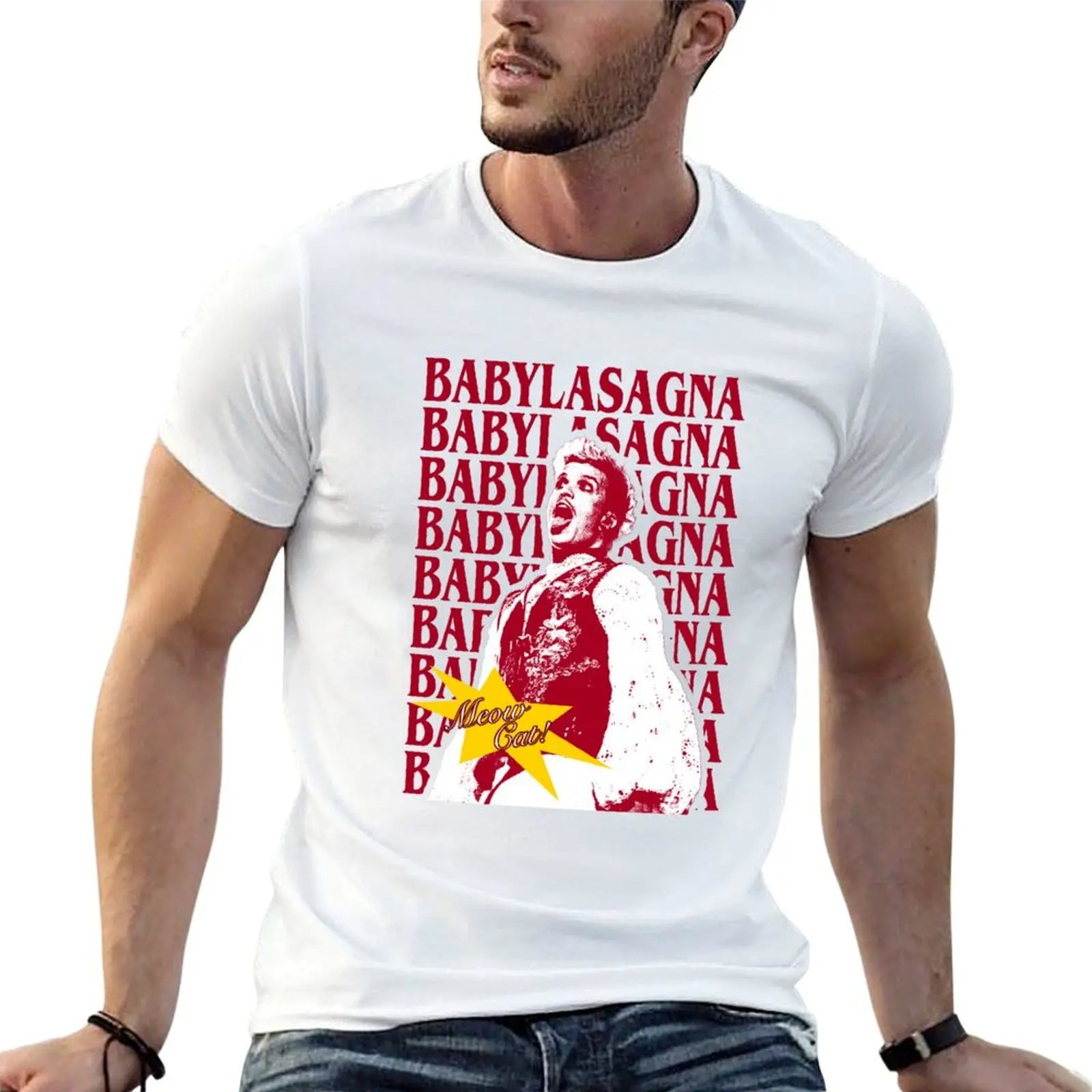 

Baby Lasagna Croatia Eurovision 2024 Merch T-Shirt essential t shirt man t shirt summer cotton t shirts man 100% T-shirt