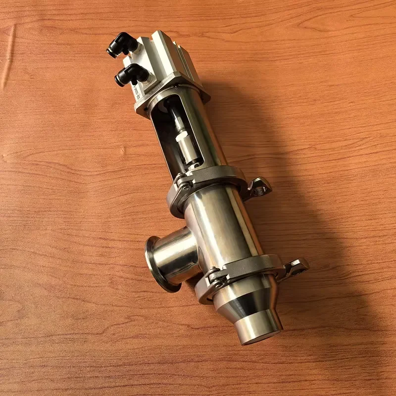 304 Stainless Steel High Viscosity Drip Filling Valve Resistant Discharge Nozzle Tri Clamp 64 Outlet 45mm