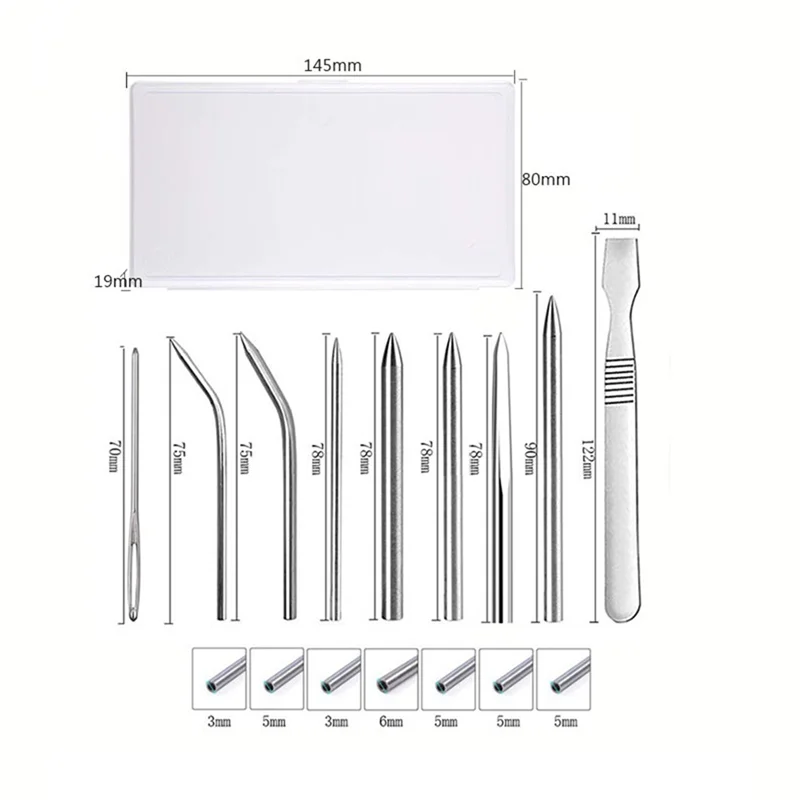 ABWP-Umbrella Rope Weaving Tool Set DIY Weaving Tool For Umbrella Needle Bracelet Umbrella Needle