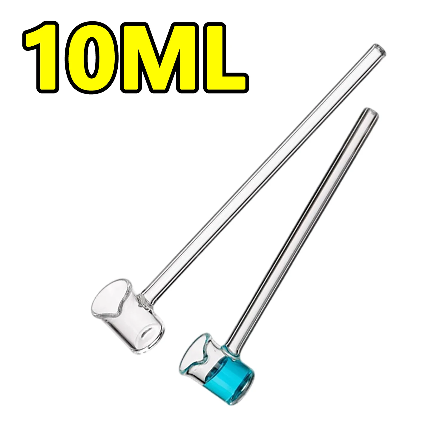 

1 piece 10ml long-handled solution sampling spoon, liquid doser, high temperature resistant glass cup