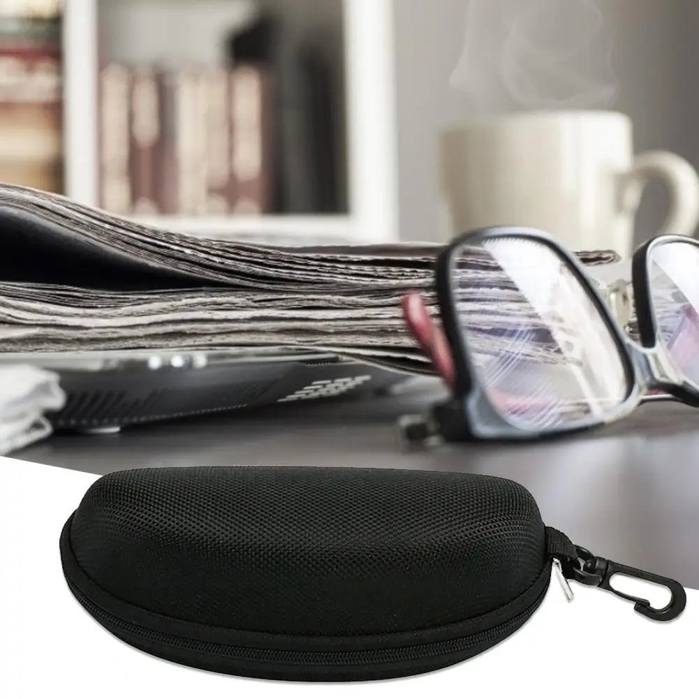 2026 Sunglasses Case Potable Unisex Black Eye Glasses Protective Box Zipper Sunglasses Hard Case Hard Shell Eyeglasses Cases
