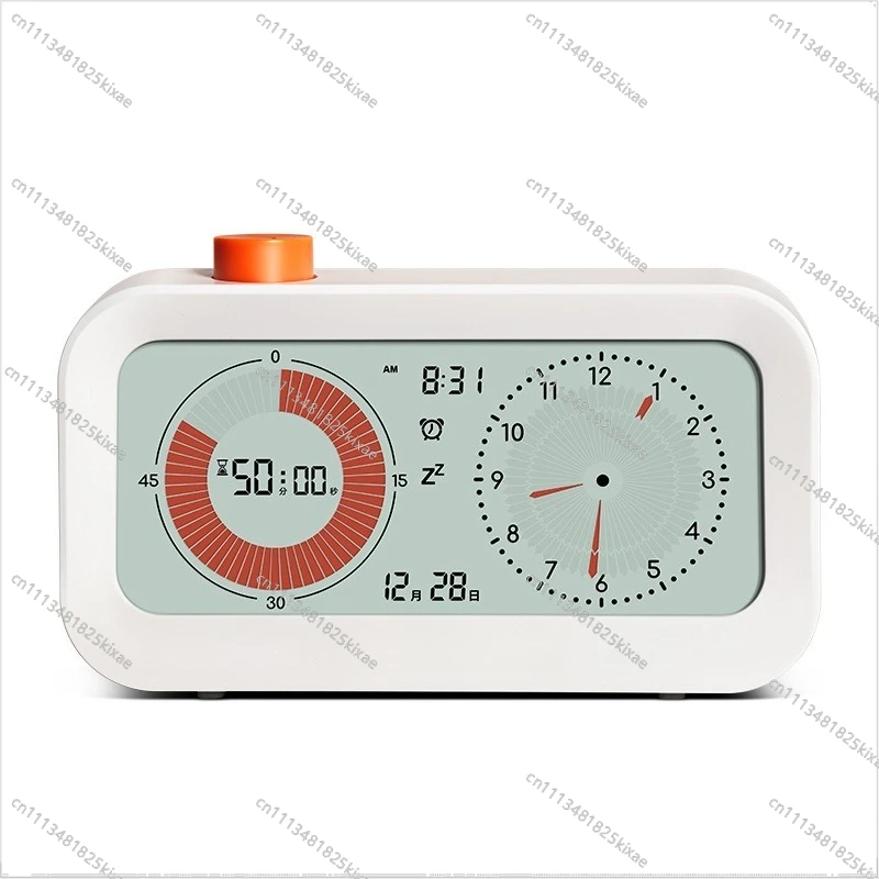 For Self-discipline Artifact Desktop Desktop Visual Positive Countdown Dual Screen Timer with Electronic Clock Alarm Clock