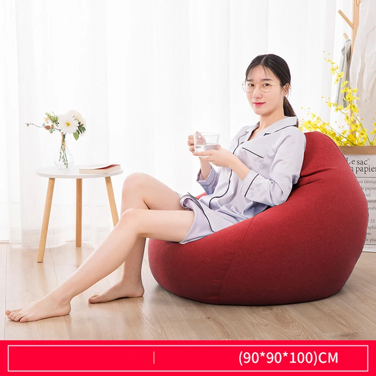 Imagen 4: Sofá Inflable de Espuma, Cómodo Sillón Reclinable de Espuma Viscoelástica para Sala de Estar con Reposapiés Pequeños