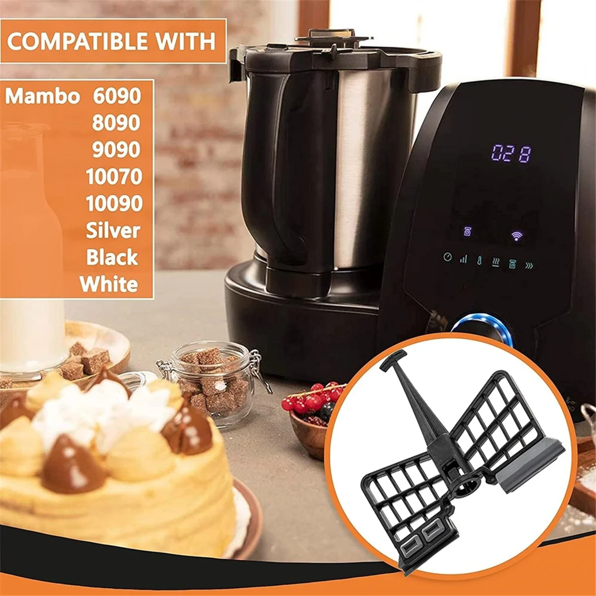

A48I Butterfly for Cecotec Mambo Models 6090, 8090, 8590, 7090, 9090, 9590, 10070, 10090, 12090, 12090 Habana