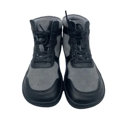 Tipsietoes Barefoot Genuine Leather Spring Boots For Men Women Flat Soft Zero Drop Sole Wider Toe Box Flexible Light Weight