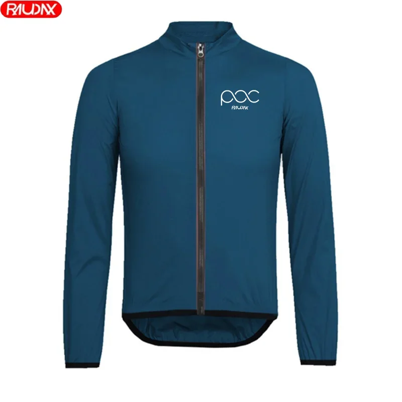 RAUDAX POC2023 New Autumn Unisex Windproof Cycling Long Sleeve Spring MTB Bicycle Waterproof Cycling Top Lightweight Long Sleeve