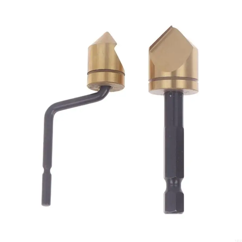 Y5LF Tall Efficiency Deburring Chamfer Cutter Head For Countersunk Cavities Metalworking Fabrication Projects