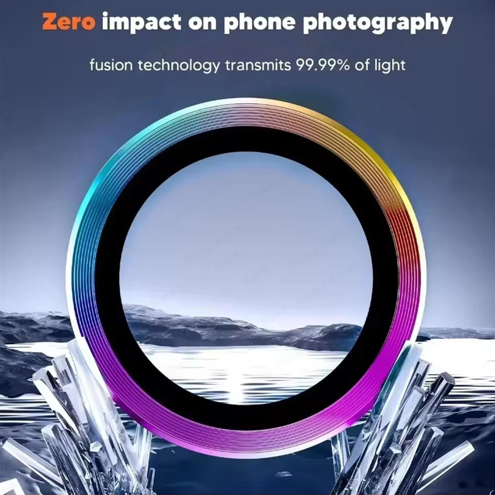 Anello in lega di vetro temperato copertura protettiva per Samsung Galaxy S26 S25 Edge S24 Ultra Plus FE HD definizione lente in vetro protegge il cappuccio