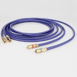 PREFFAIR X409 RCA Audio Interconnect Cable with Gold Plated RCA Plug