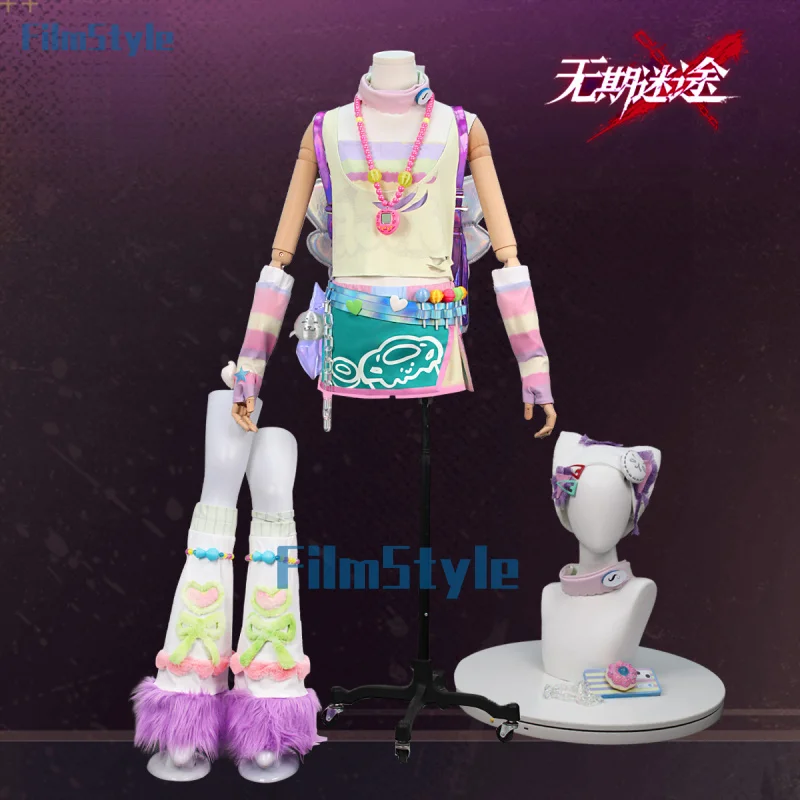 

Path To Nowhere Poffy Cosplay Costume Uniform Outfit Headwear Backpack Hat Halloween Party for Women Role Play Props